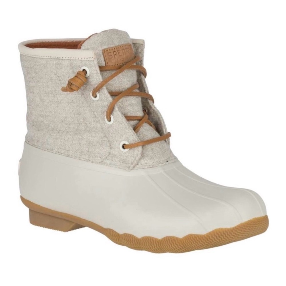 Sperry Women's Saltwater Wool Embossed Duck Boot w/ 3M Thinsulate